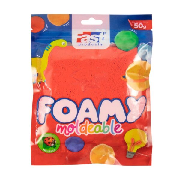 FOAMY MOLDEABLE FAST 50G ROJO
