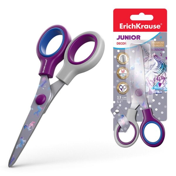 TIJERA ESCOLAR ERICH KRAUSE DE 5" JUNIOR UNICO