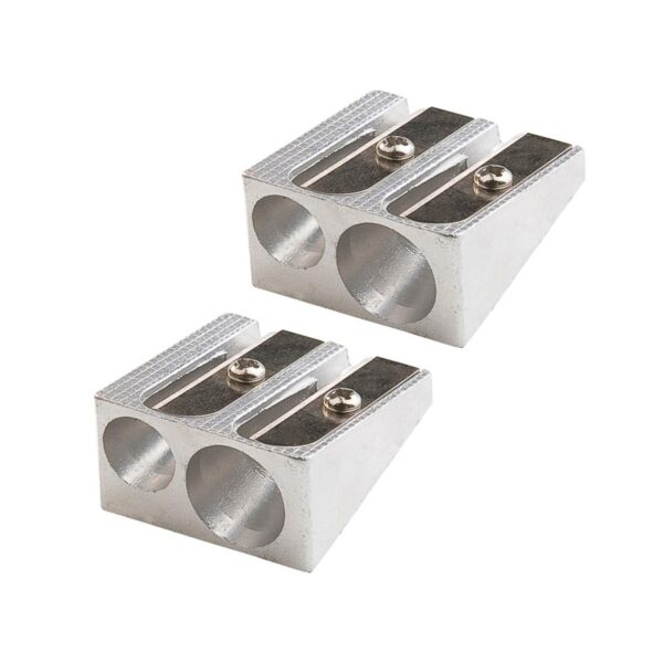 SACAPUNTAS METALICO FAST DOBLE AGUJERO