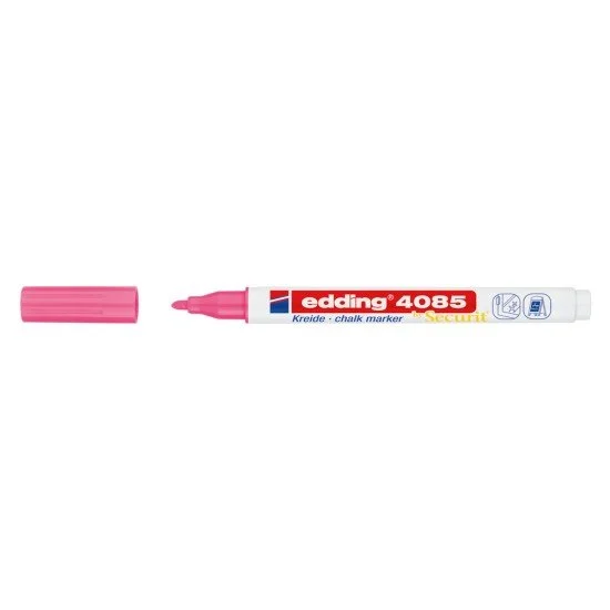 MARCADOR EDDING VIDRIO 4085 FINO FLUOR ROSADO
