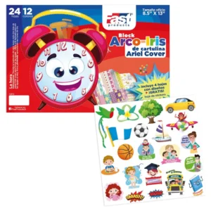 BLOCK ARIEL COVER FAST 24H CON STICKER OFICIO