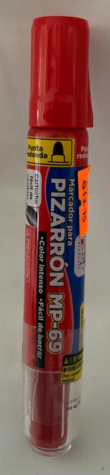 Marcador de pizarra rojo MP-69 Fast