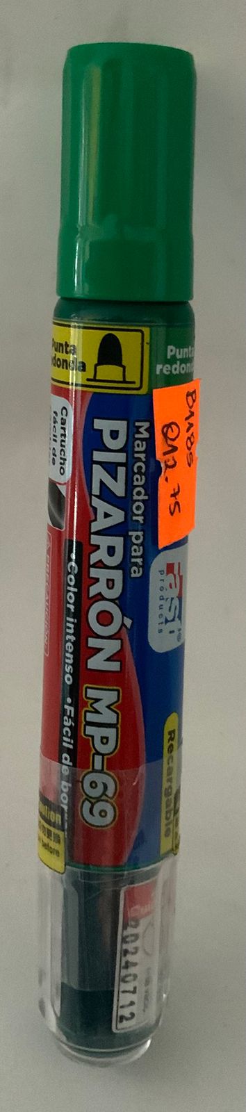 Marcador de pizarra verde MP-69 Fast