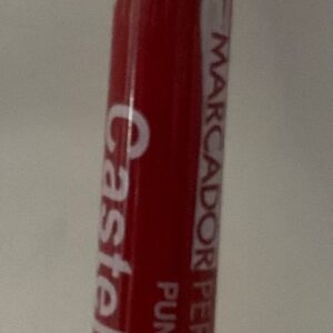 MARCADOR PERMANENTE CASTELL ROJO