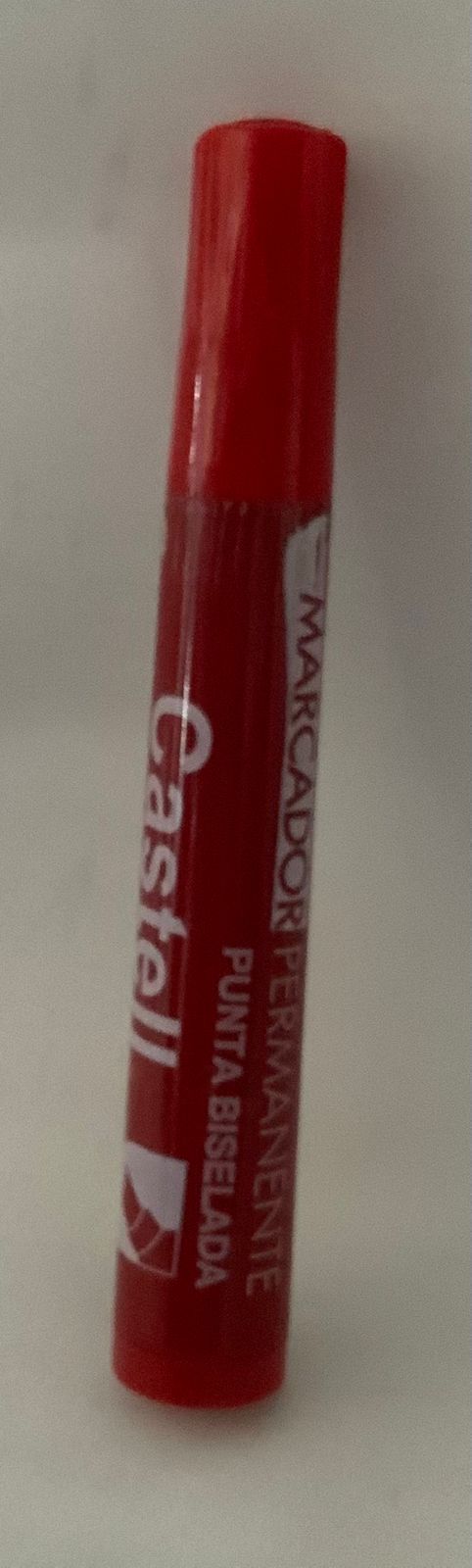 MARCADOR PERMANENTE CASTELL ROJO