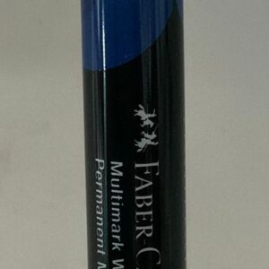 MARCADOR PERMANENTE FABER CASTELL AZUL