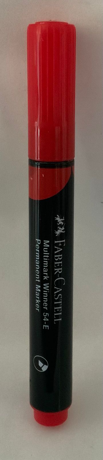 MARCADOR PERMANENTE FABER CASTELL ROJO