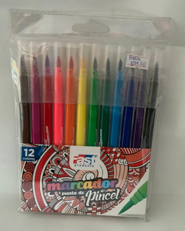 MARCADOR PUNTA DE PINCEL FAST