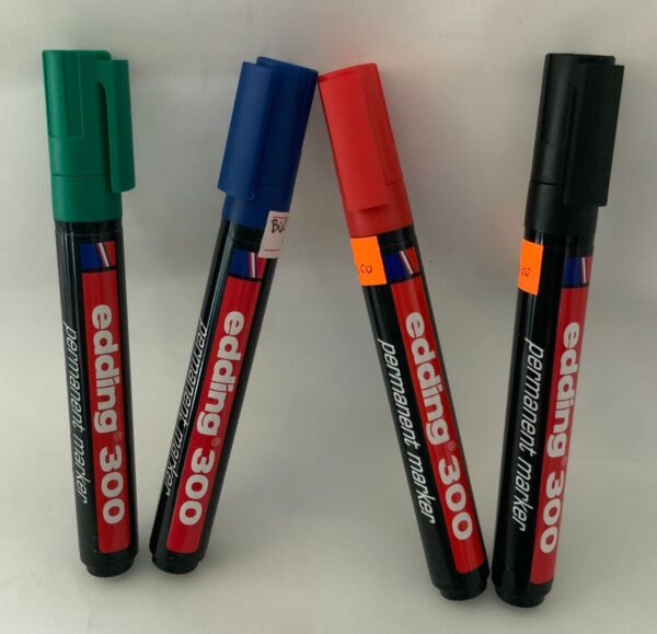 MARCADOR PERMANENTE EDDING 300 NEGRO