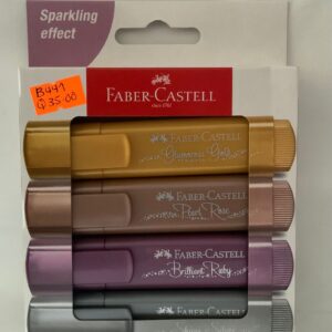 RESALTADORES FABER CASTELL METALICOS