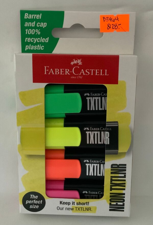 RESALTADORES FABER CASTELL NEON
